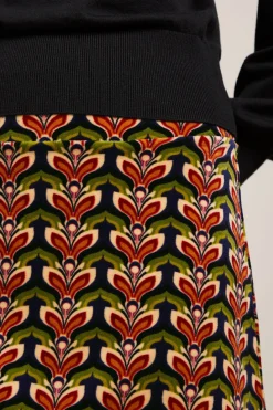 King Louie Rokken|Border Skirt Sunday Evening Blue