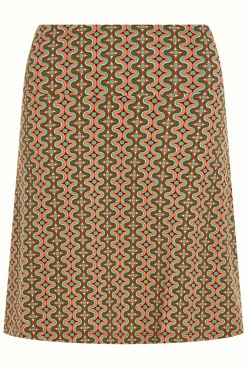 King Louie Rokken|Border Skirt Twisted Black