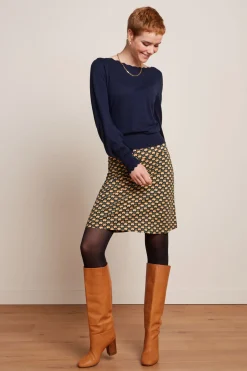 King Louie Rokken|Border Skirt Valet Streeple Blue