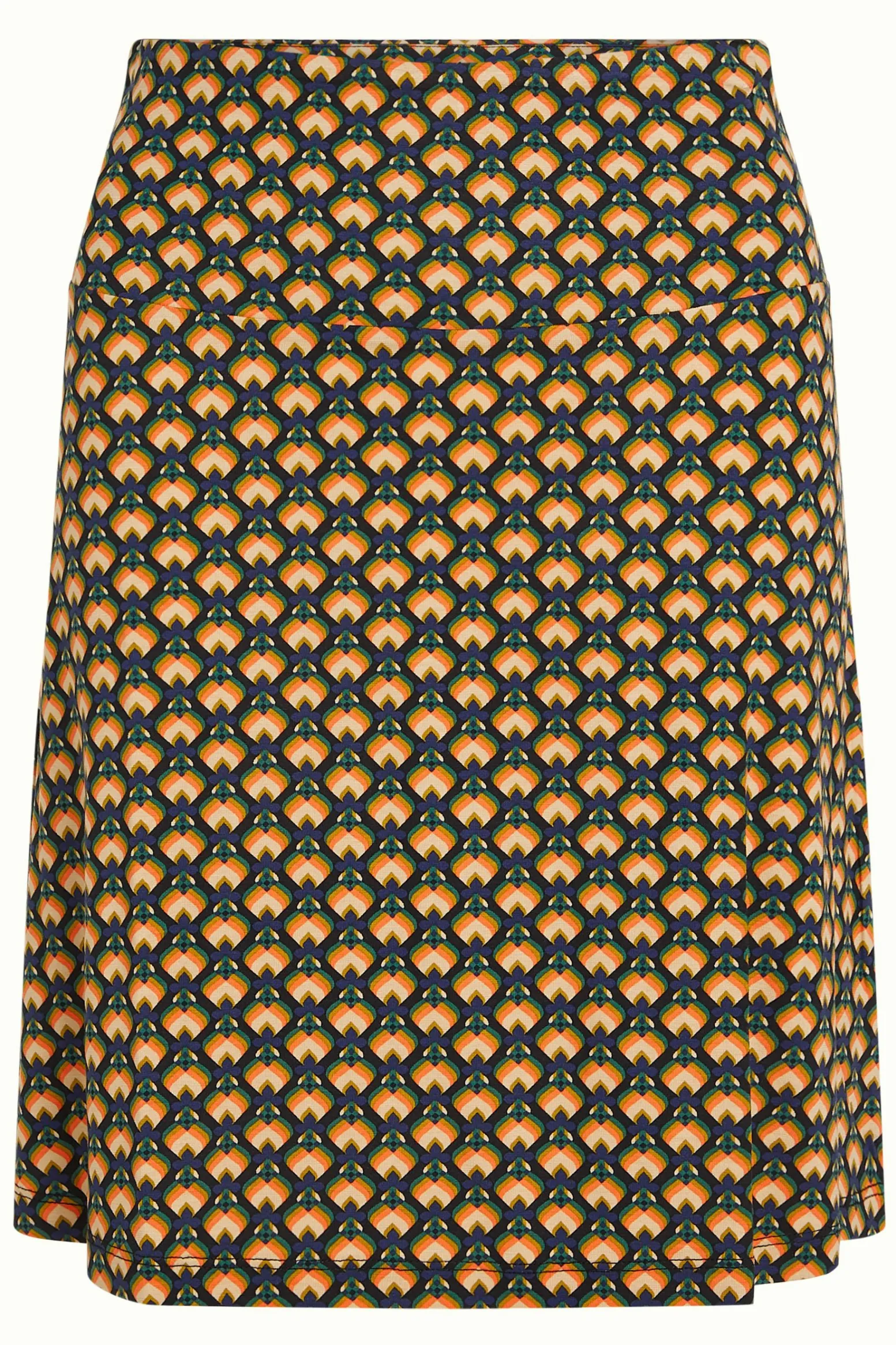 King Louie Rokken|Border Skirt Valet Streeple Blue