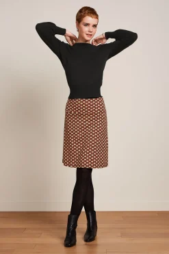 King Louie Rokken|Border Skirt Valet Cabernet Red