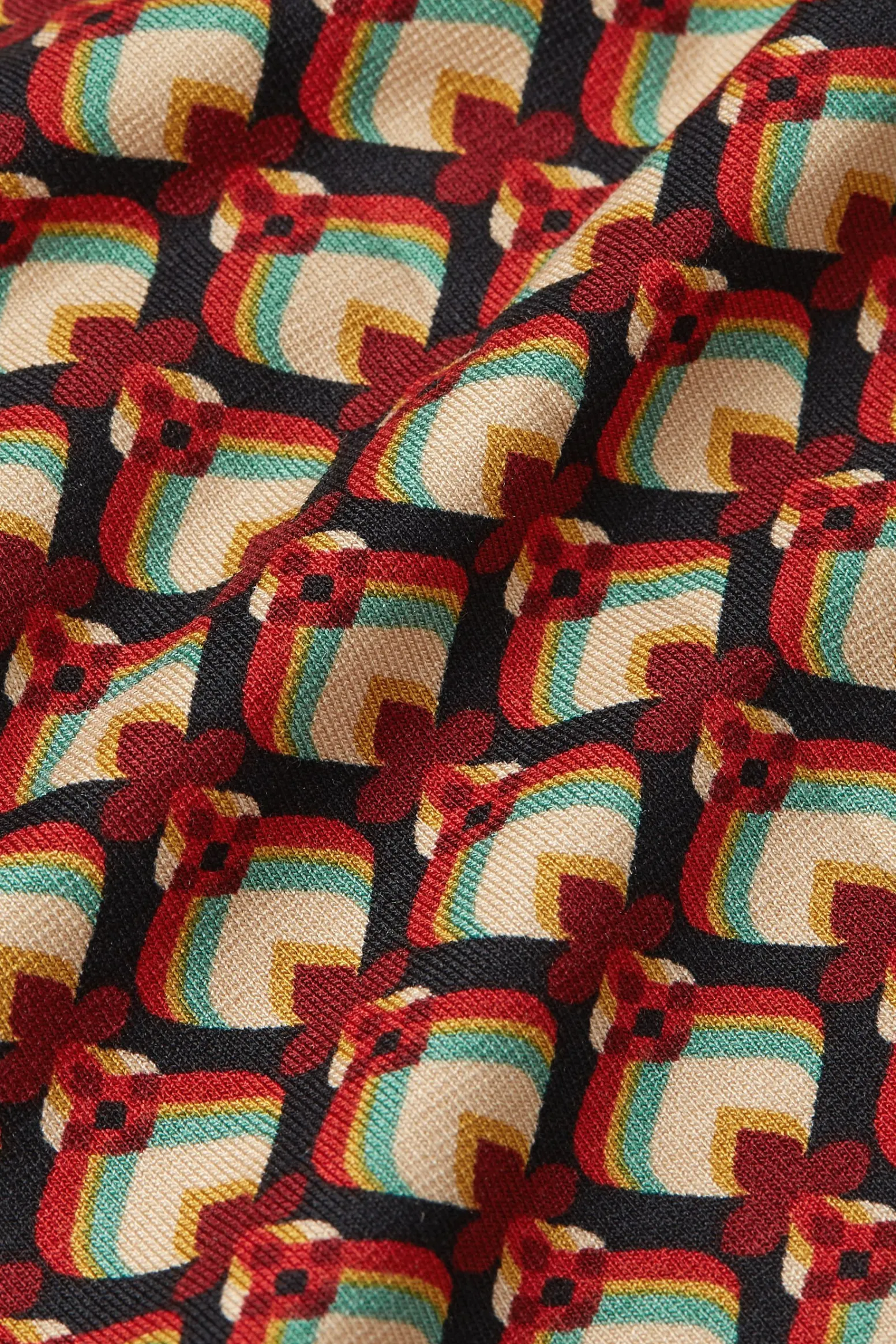 King Louie Rokken|Border Skirt Valet Cabernet Red