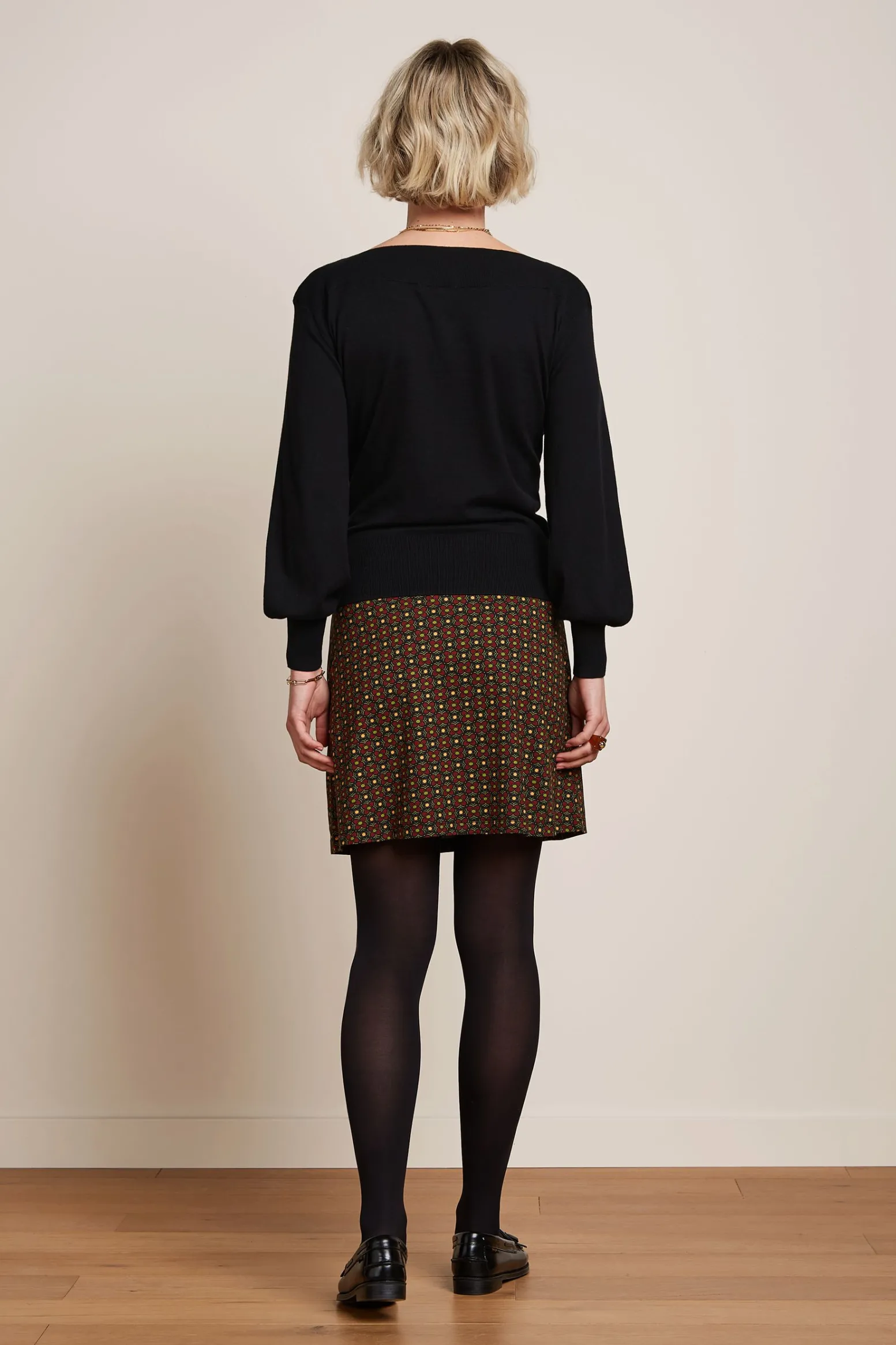 King Louie Rokken|Border Skirt Valley Cabernet Red