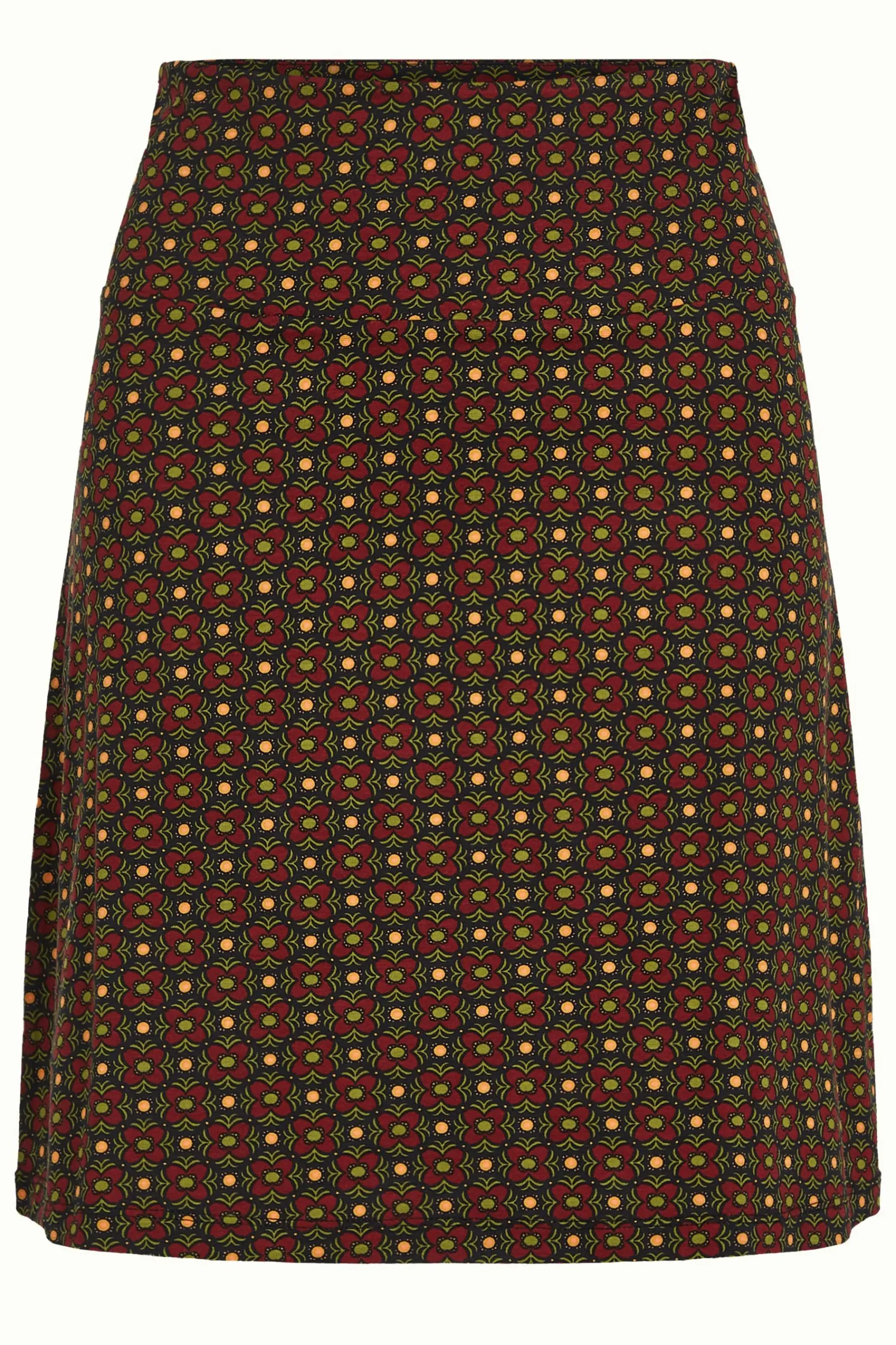 King Louie Rokken|Border Skirt Valley Cabernet Red