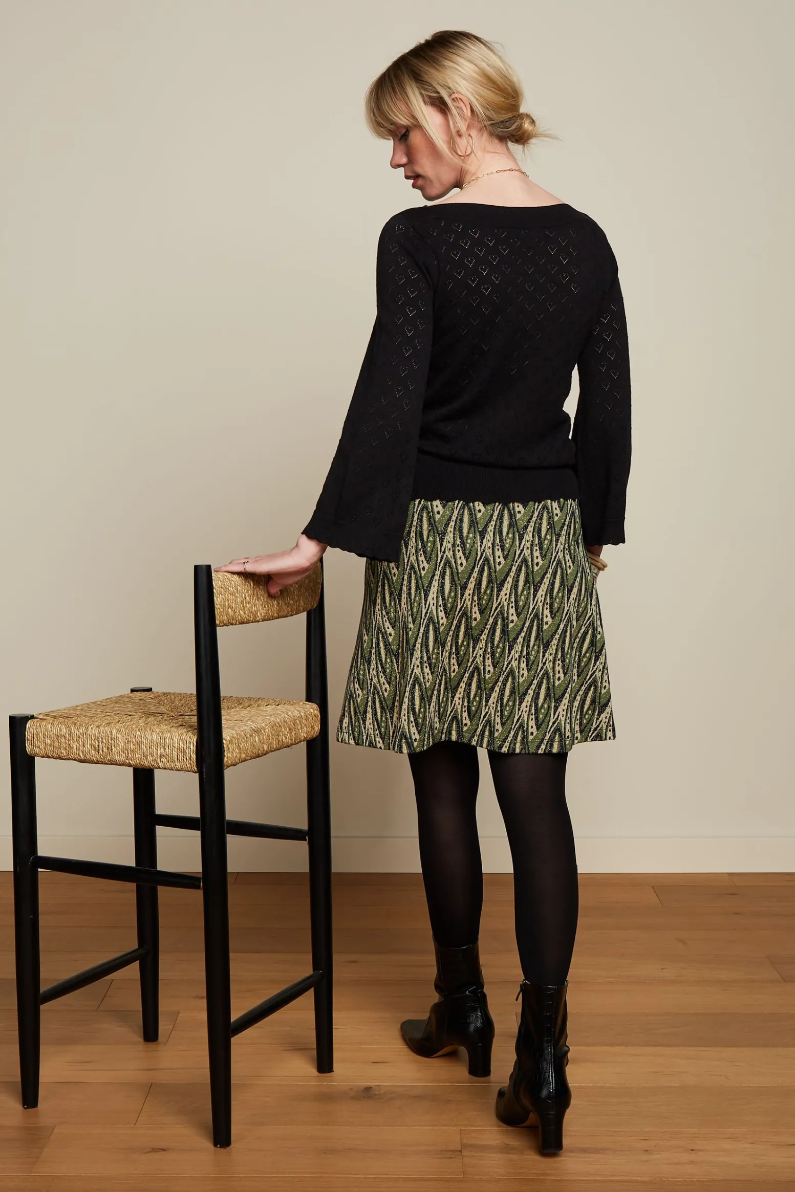 King Louie Rokken|Border Skirt Victory Blue