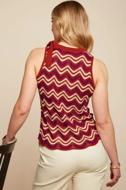 King Louie Tops & Shirts|Bow Top Grooveland Umbre