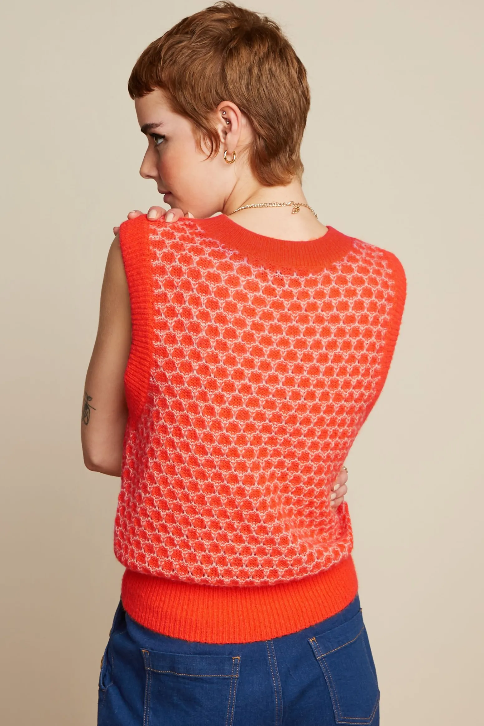 King Louie Tops & Shirts|Boxy Spencer Pop Popsicle Orange