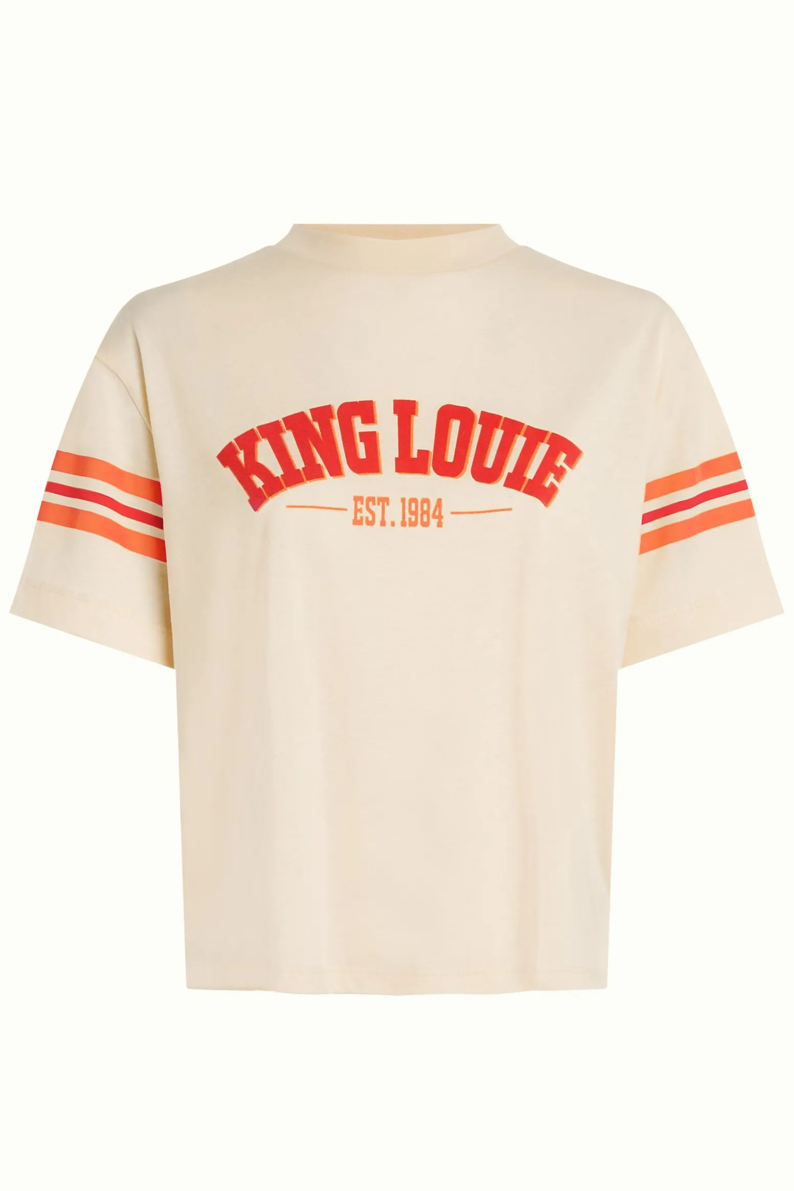 King Louie Tops & Shirts|Boxy Tee Cream