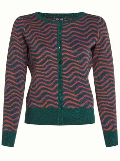 King Louie Vesten|Cardi Roudnneck Lava Pine Green