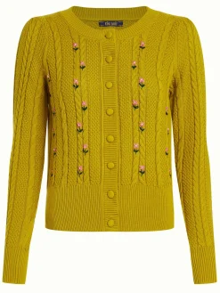 King Louie Vesten|Cardi Roundneck Euphoria Curry Yellow