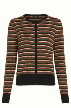 King Louie Vesten|Cardi Roundneck Gilmour Black