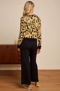 King Louie Vesten|Cardi Roundneck Manic Spring Yellow