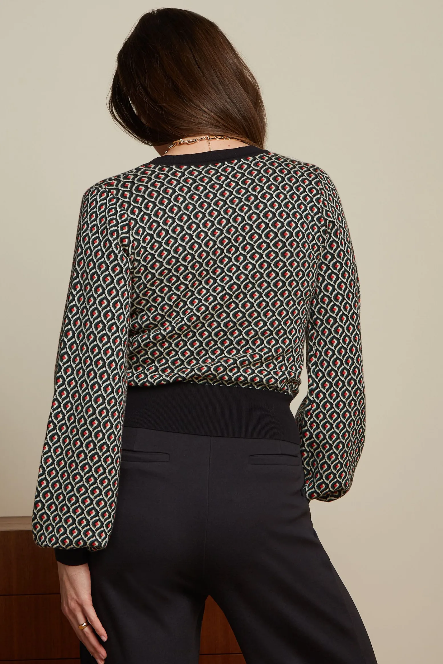King Louie Vesten|Cardi V Bell Violette Black