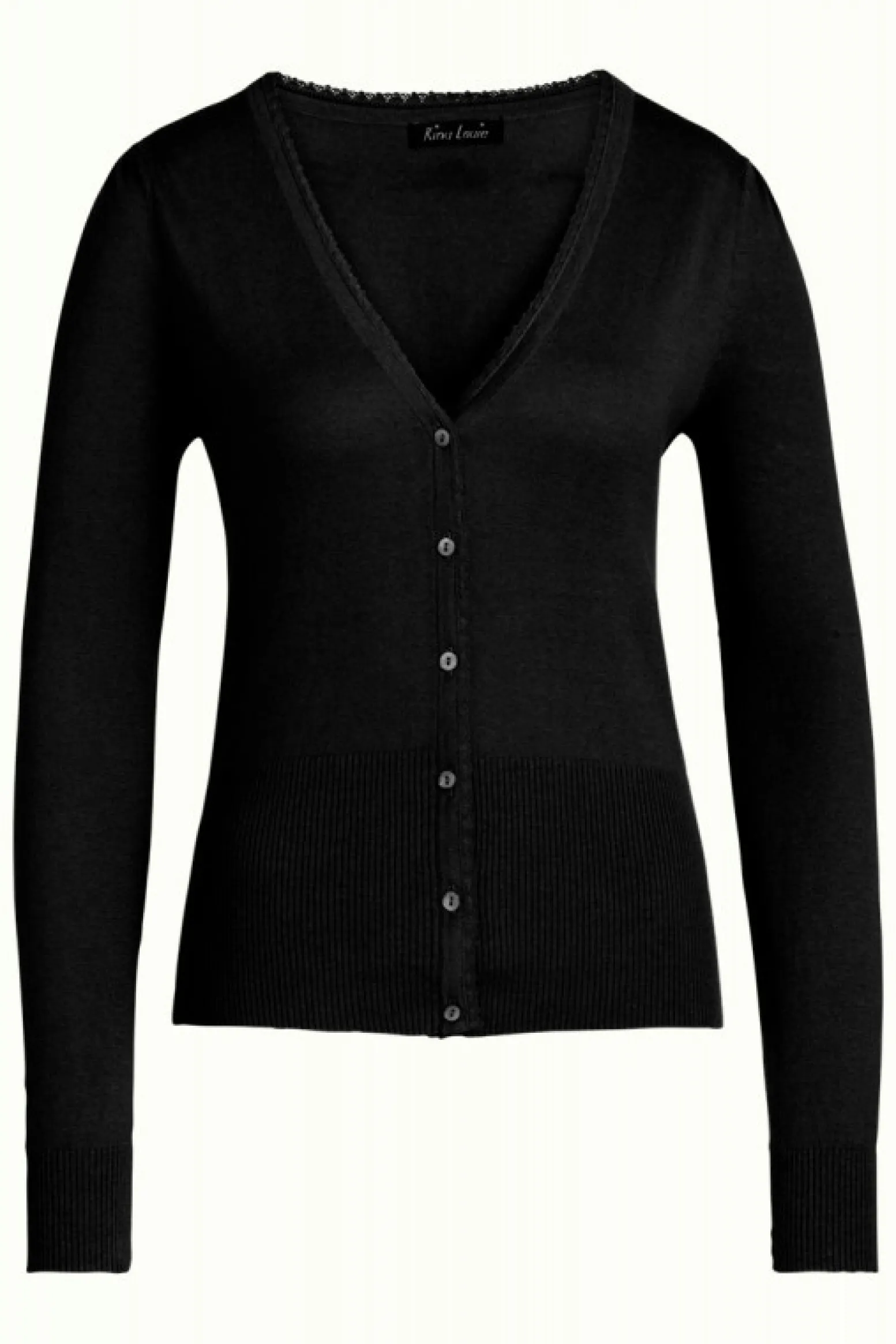 King Louie Vesten|Cardi V Cocoon Black