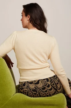 King Louie Vesten|Cardi V Cocoon Cream