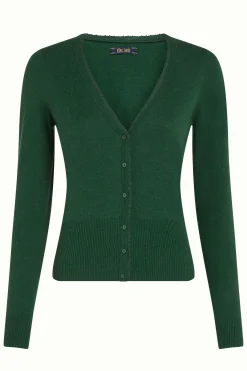 King Louie Vesten|Cardi V Cocoon Forest Green