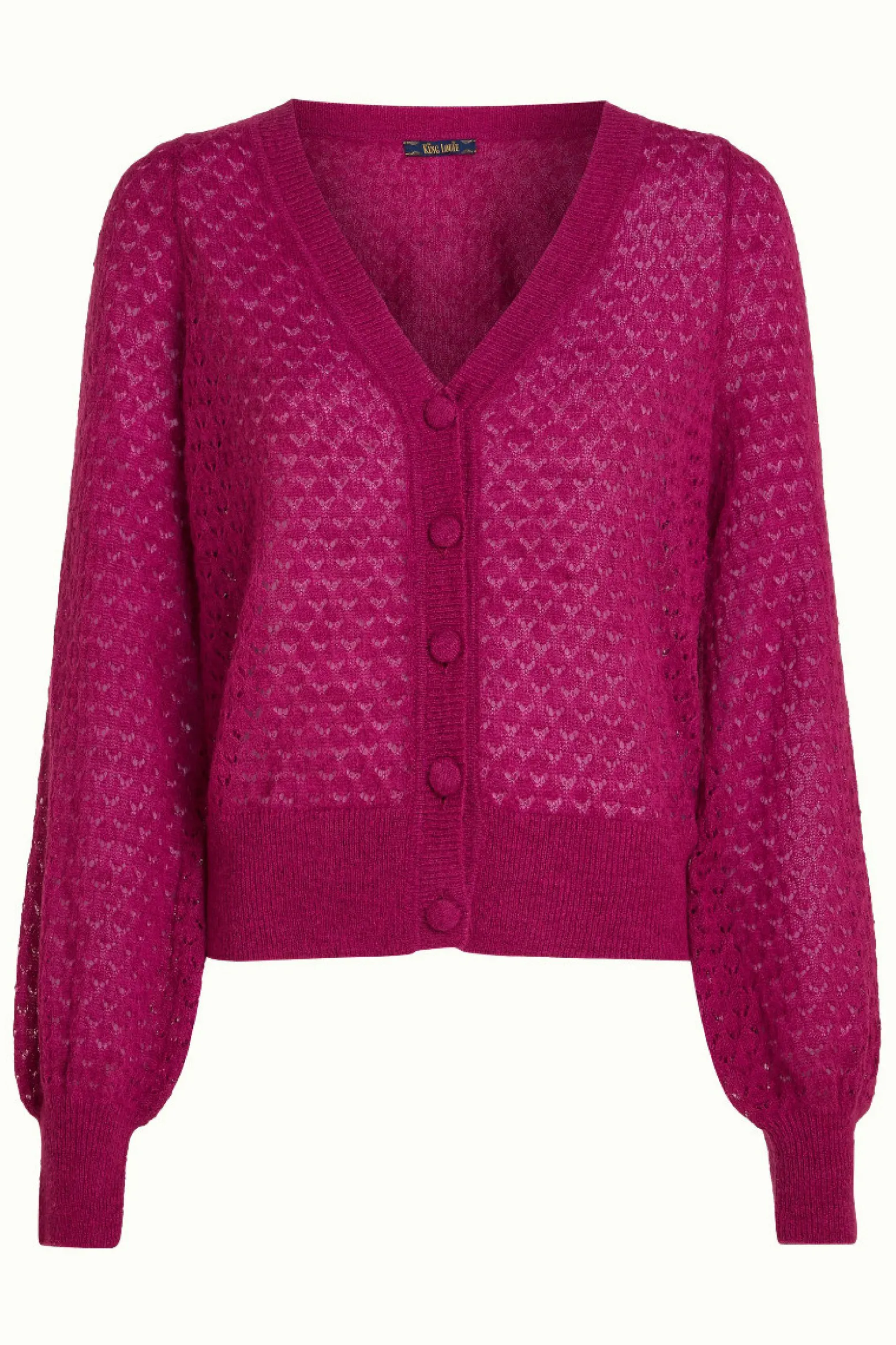 King Louie Vesten|Cardi V Deco Vivid Purple