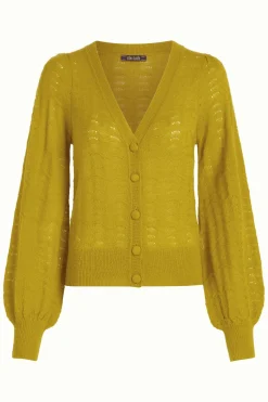 King Louie Vesten|Cardi V Terme Koi Yellow