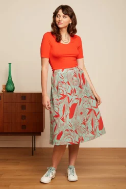 King Louie Tops & Shirts|Carice Top Uni Rib Sun Orange