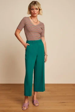 King Louie Tops & Shirts|Carice V Top Jones Stripe Ponderosa Green