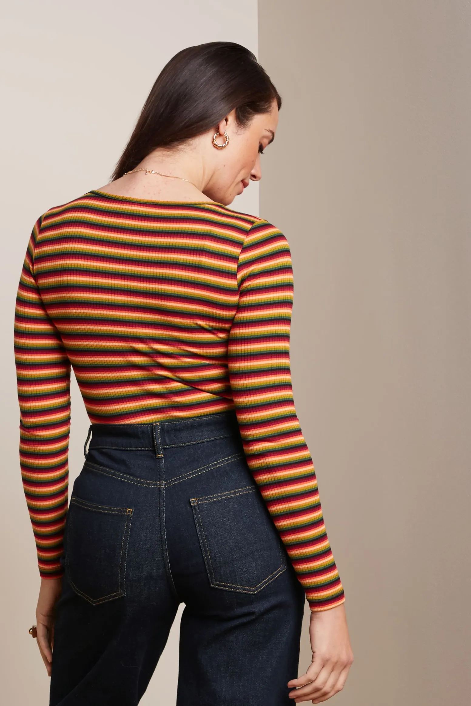 King Louie Tops & Shirts|Carice V Top Mimmi Stripe Cabernet Red
