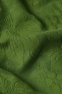 King Louie Blouses|Carina Blouse Buzz Jacquard Palm Green