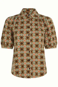 King Louie Blouses|Carina Blouse Casey Black