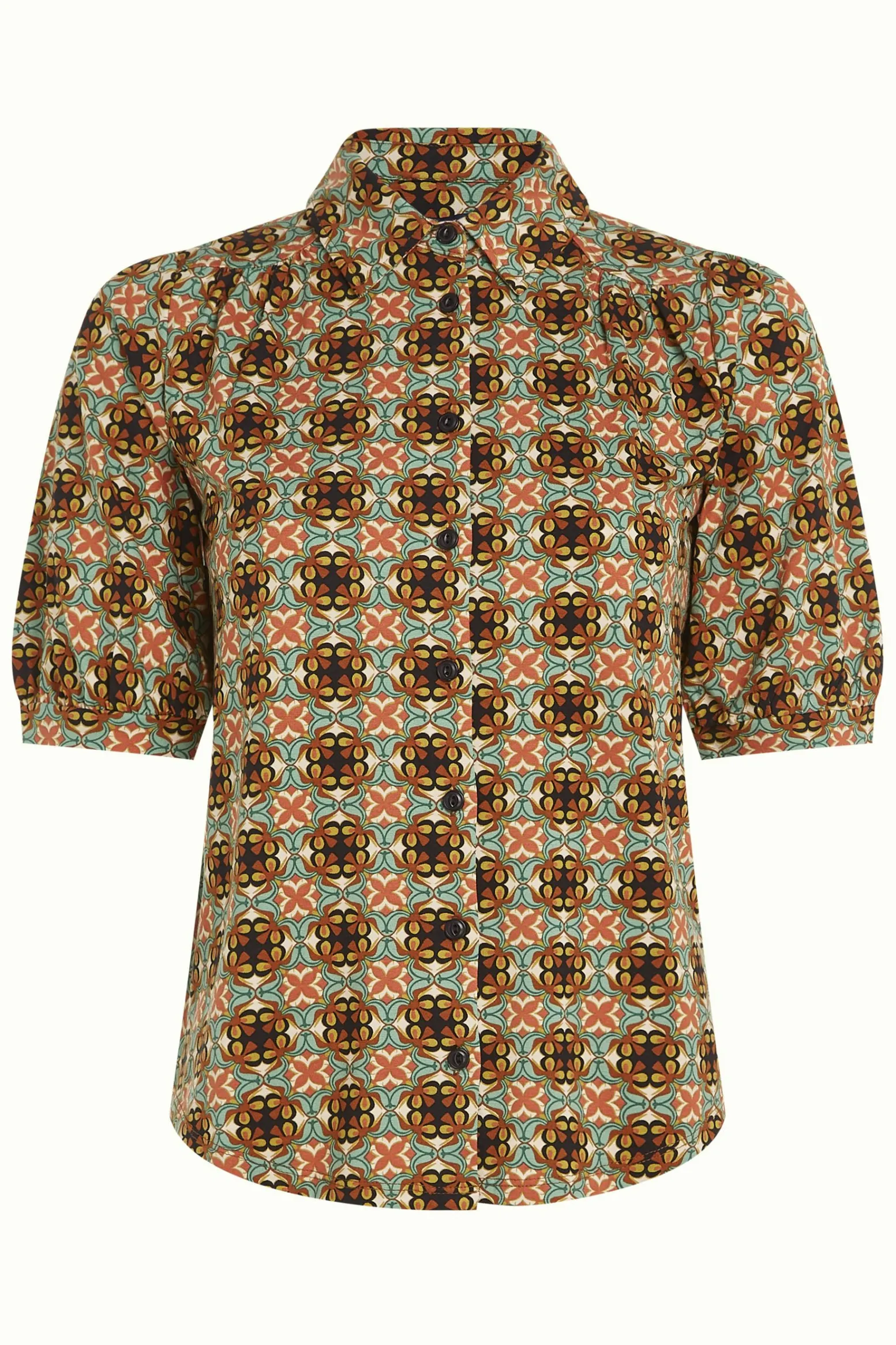 King Louie Blouses|Carina Blouse Casey Black