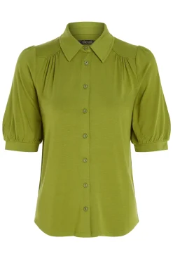 King Louie Blouses|Carina Blouse Ecovero Light Woodbine Green