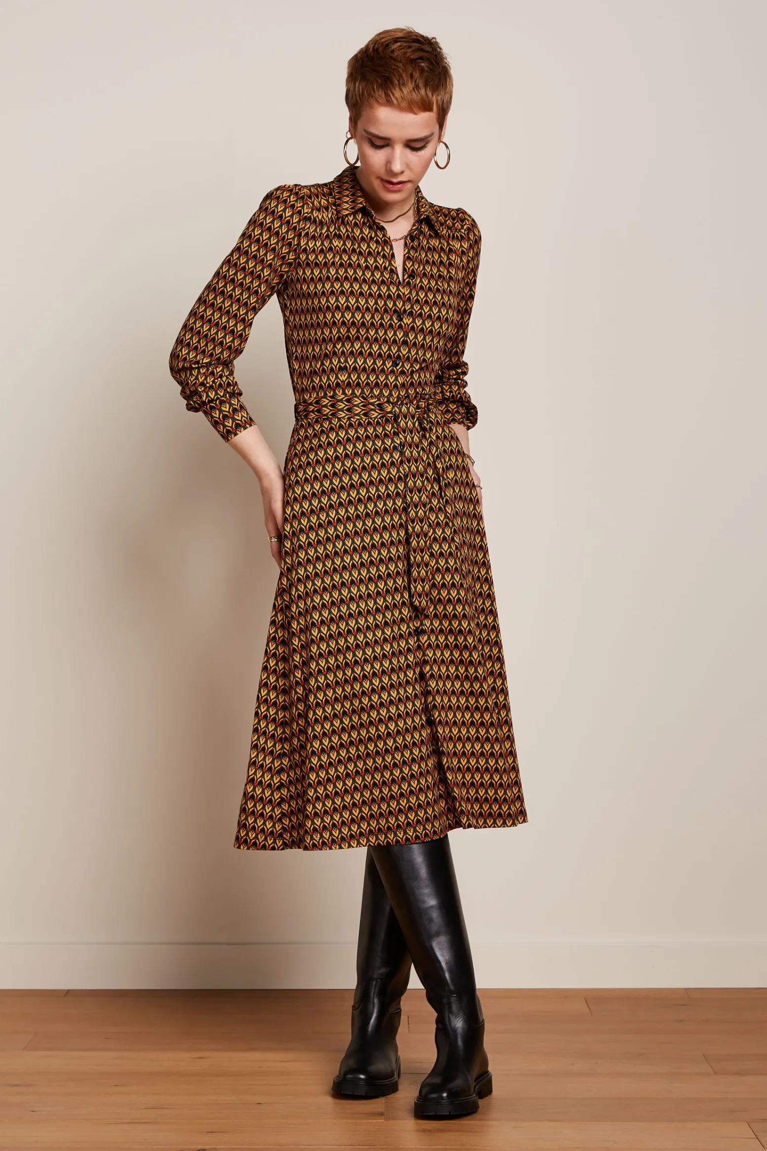 King Louie Jurken|Carina Dress Dandy Black
