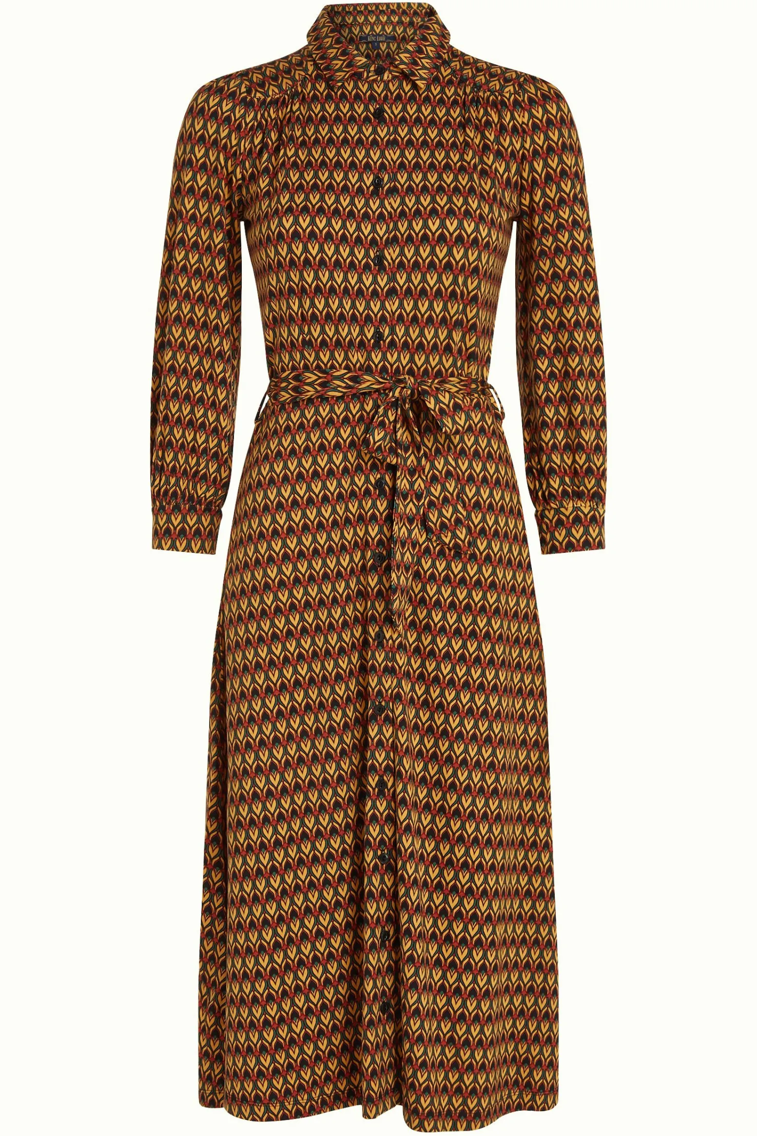 King Louie Jurken|Carina Dress Dandy Black