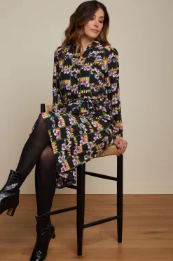 King Louie Jurken|Carina Dress Rebelle Black
