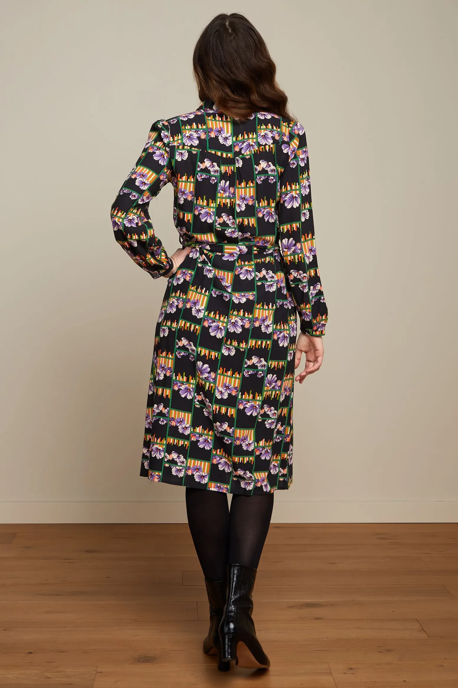 King Louie Jurken|Carina Dress Rebelle Black