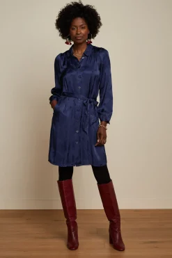King Louie Jurken|Carina Tunic Dress Rouge Ink Blue