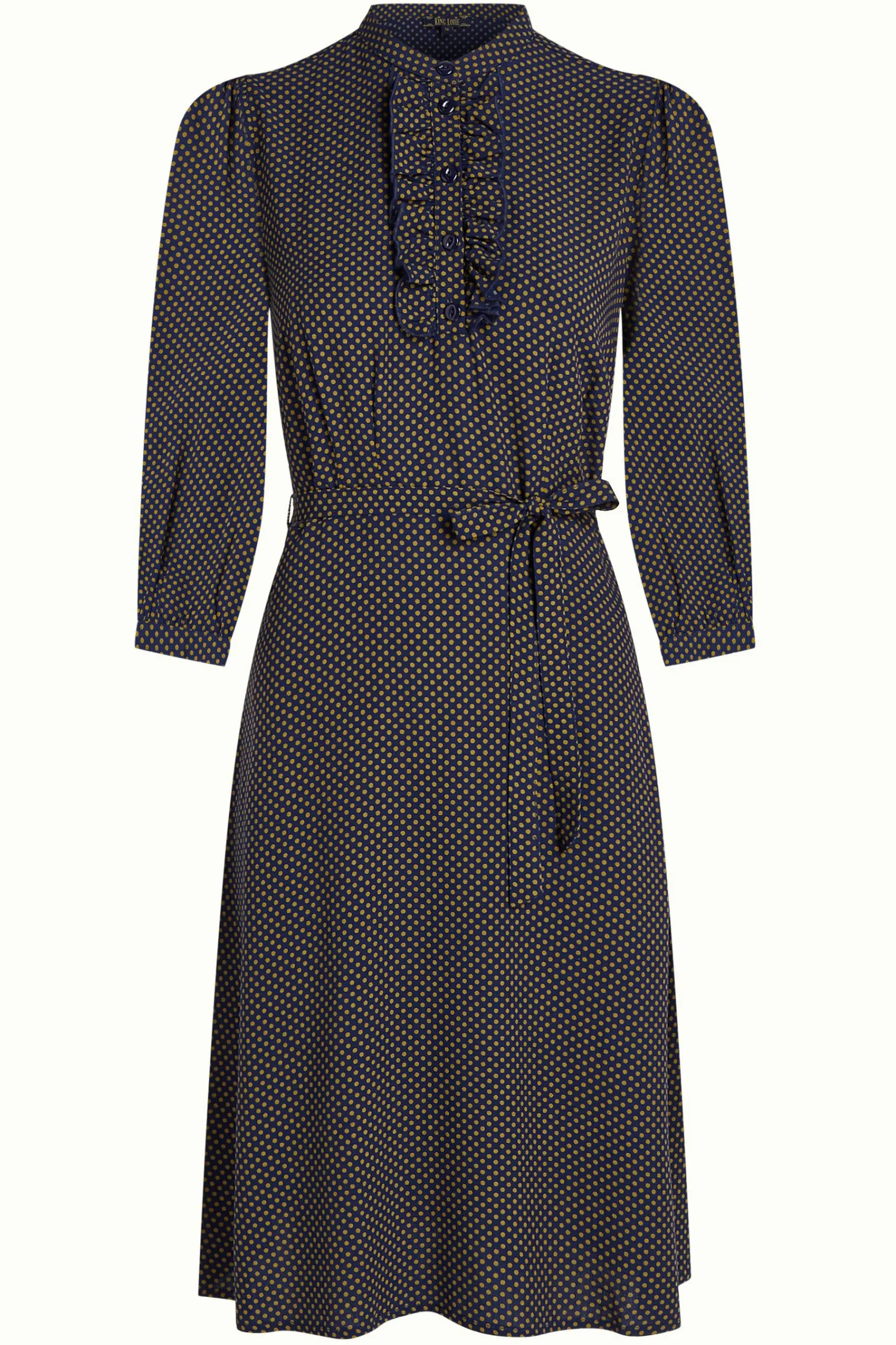 King Louie Jurken|Caro Dress Piper Evening Blue