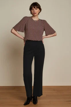 King Louie Broeken|Celi Sailor Pants Aurora Black