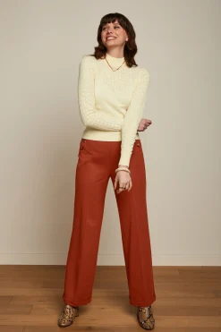 King Louie Broeken|Celi Sailor Pants Aurora Cognac Orange