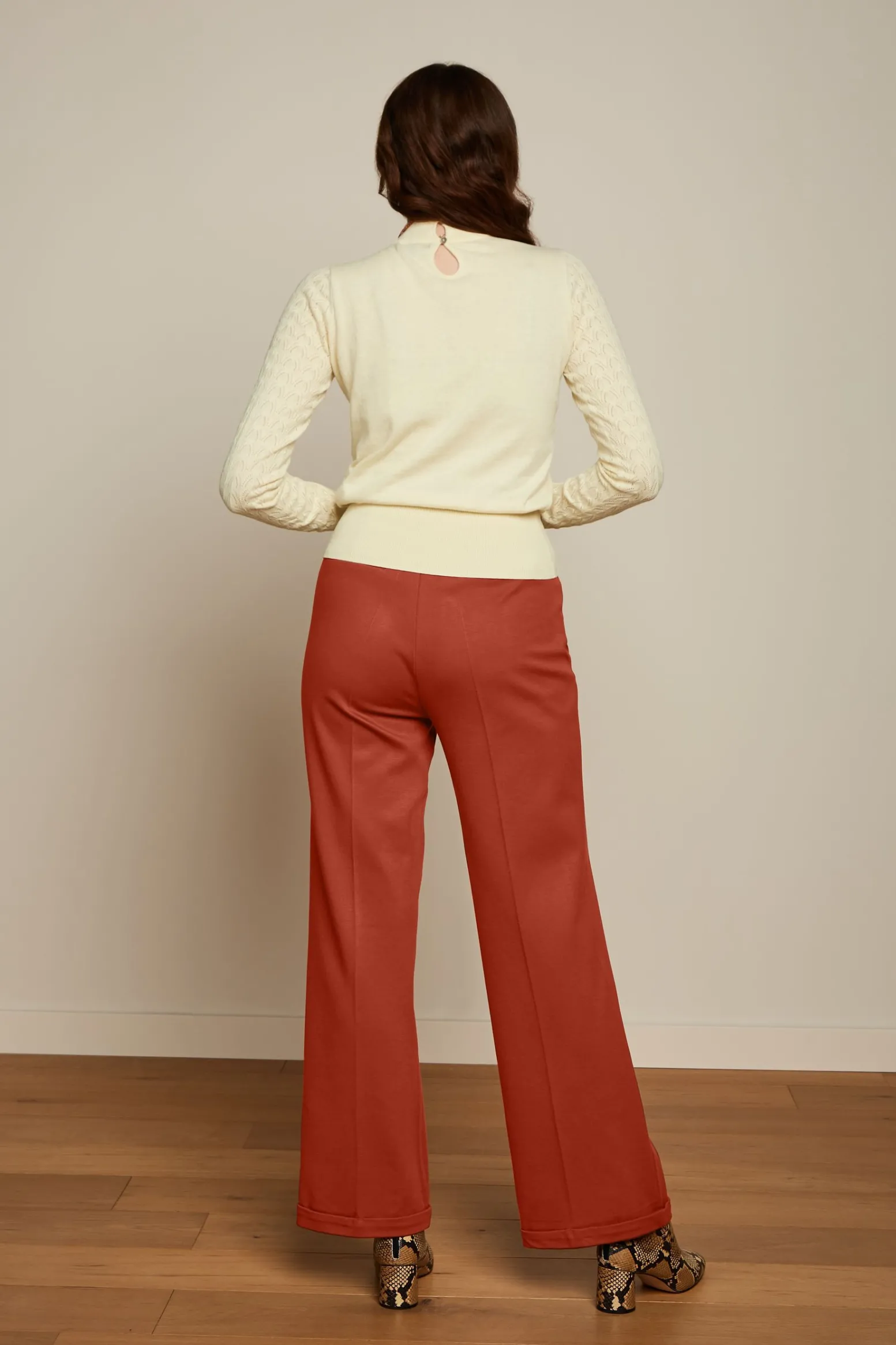 King Louie Broeken|Celi Sailor Pants Aurora Cognac Orange