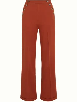 King Louie Broeken|Celi Sailor Pants Aurora Cognac Orange