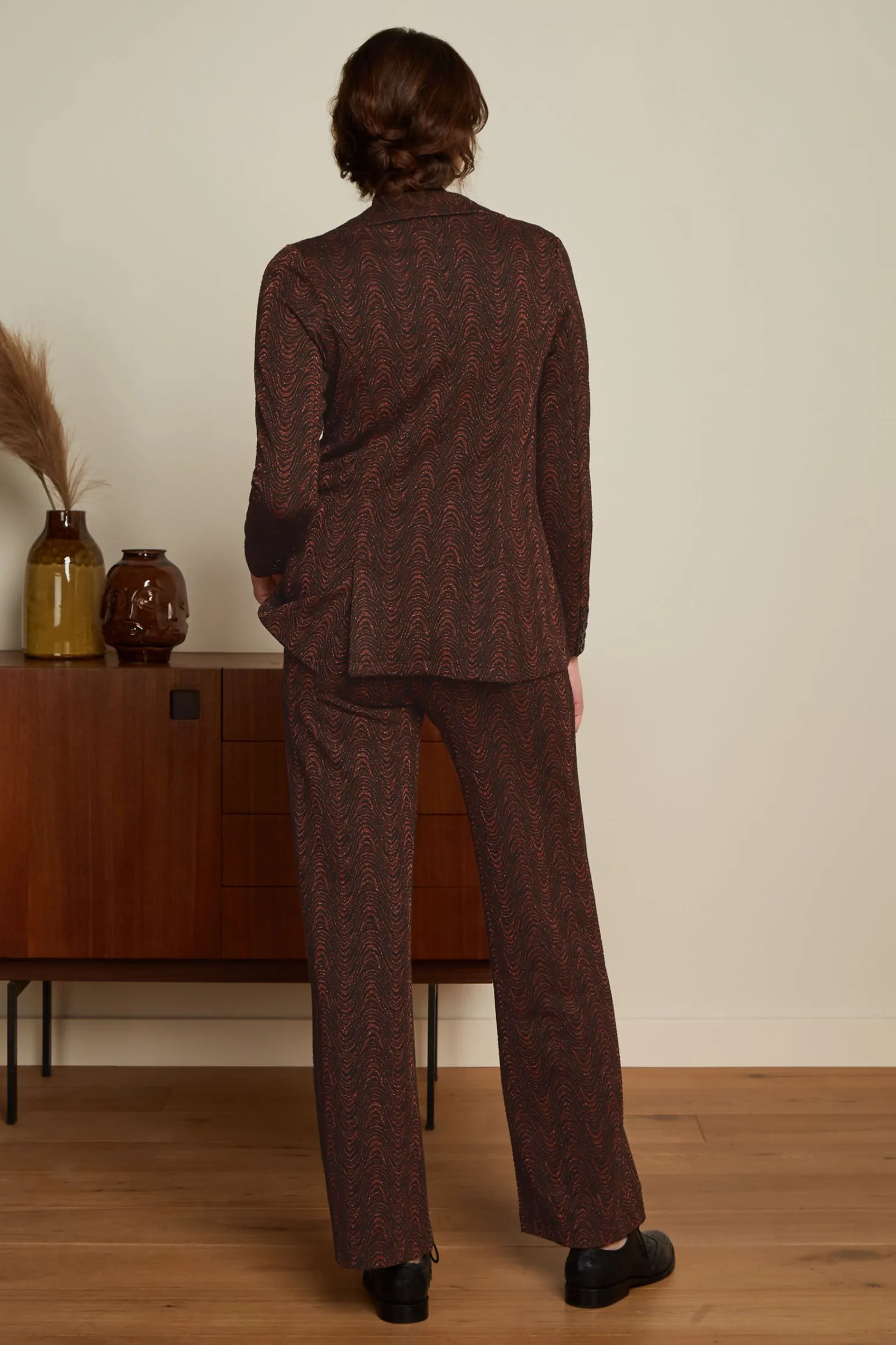 King Louie Jassen & Blazers|Daisy Blazer Long Tempest Cognac Orange