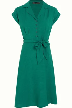 King Louie Jurken|Darcy Dress Zenni Eden Green