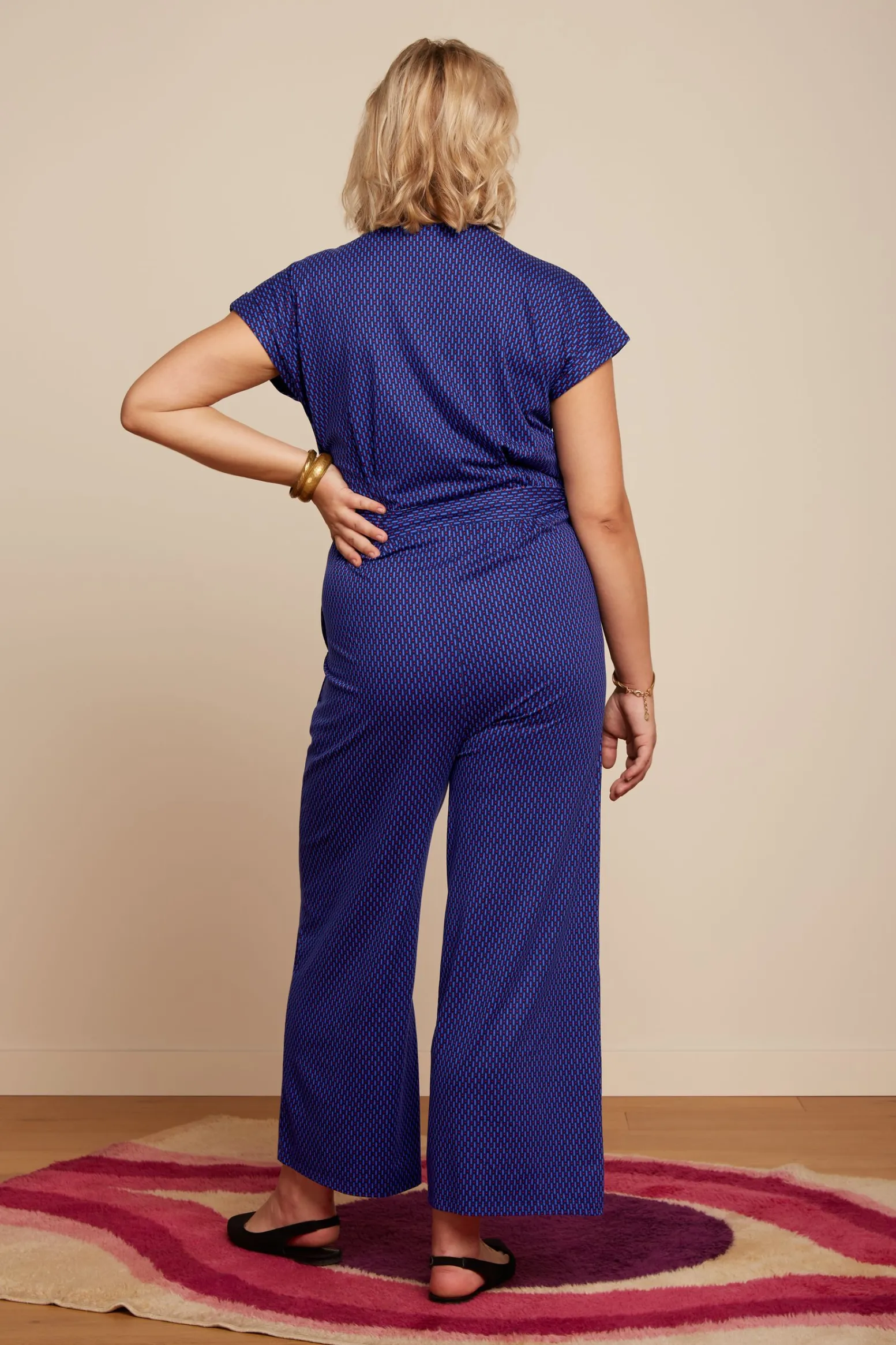 King Louie Jumpsuits|Darcy Jumpsuit Ditto Evening Blue