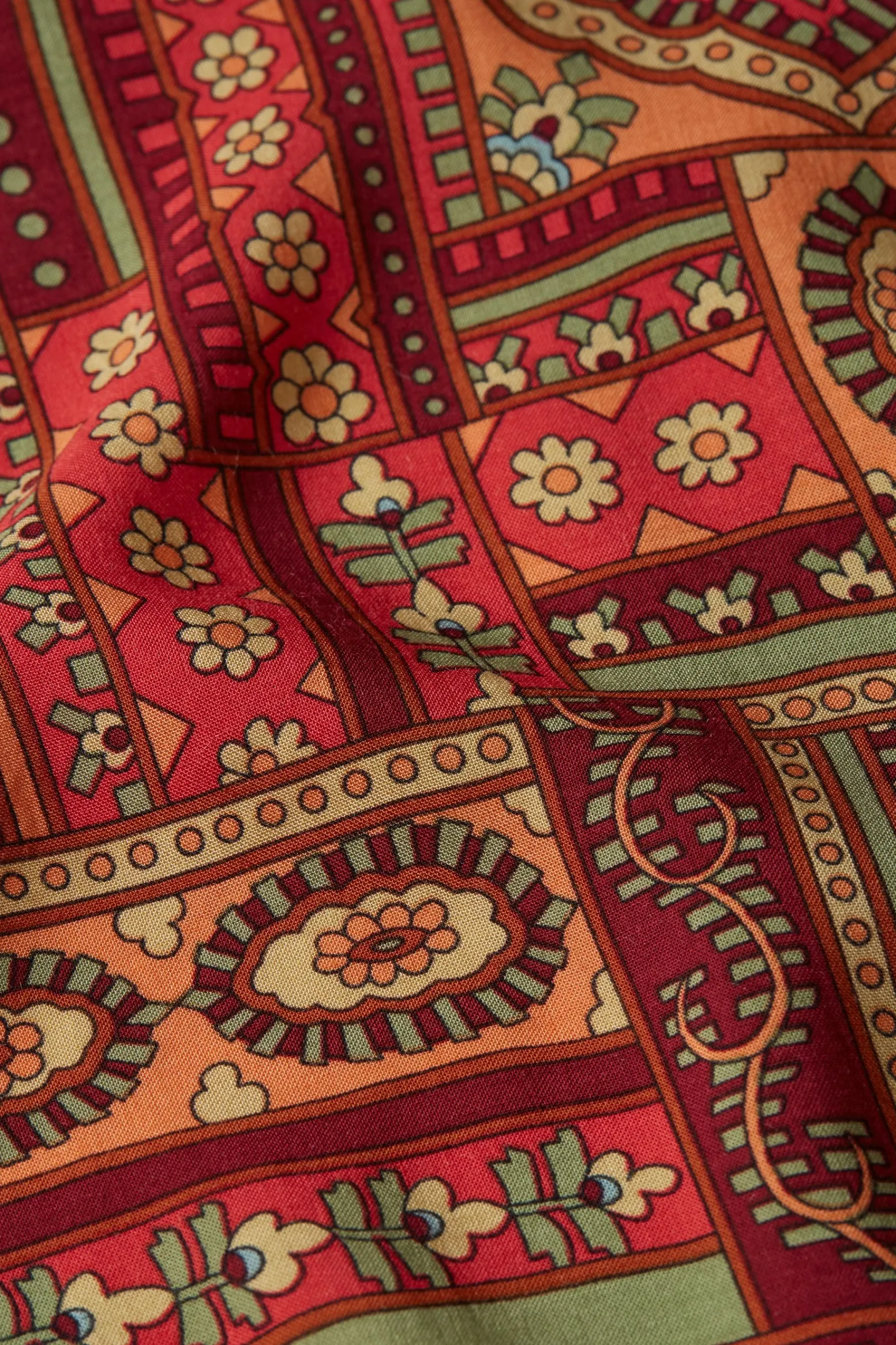 King Louie Blouses|Delia Blouse Balthazar Cabernet Red