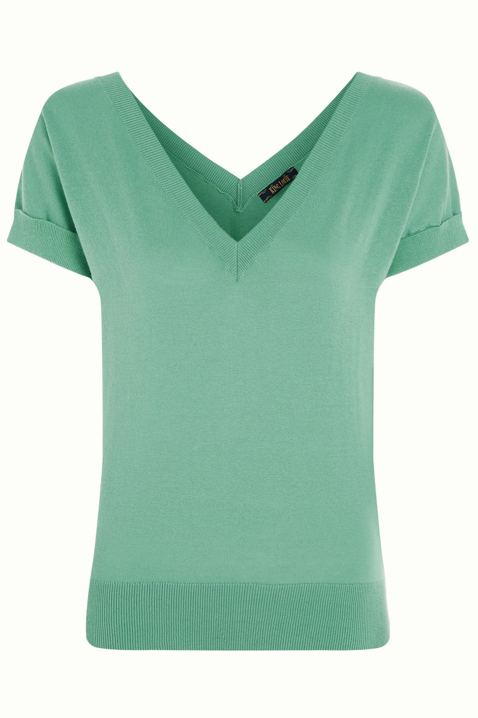 King Louie Tops & Shirts|Double V Top Club Spar Green
