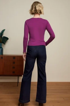 King Louie Broeken|Ella Pants Walker Denim Indigo Blue