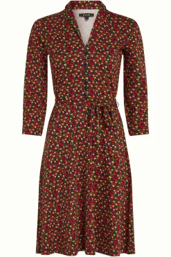 King Louie Jurken|Emmy Dress Flaminga Black