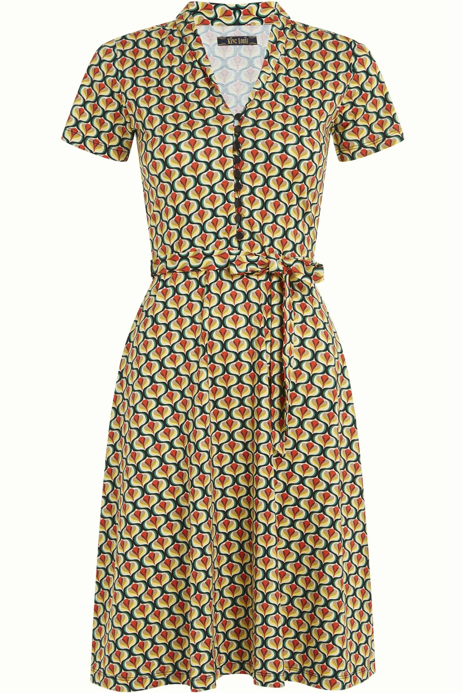 King Louie Jurken|Emmy Dress Indy Sun Orange