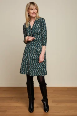 King Louie Jurken|Emmy Dress Morel Dragonfly Green