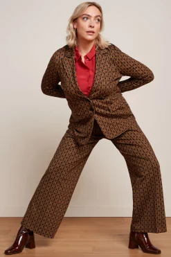 King Louie Broeken|Federica Pants Ripley Evening Blue