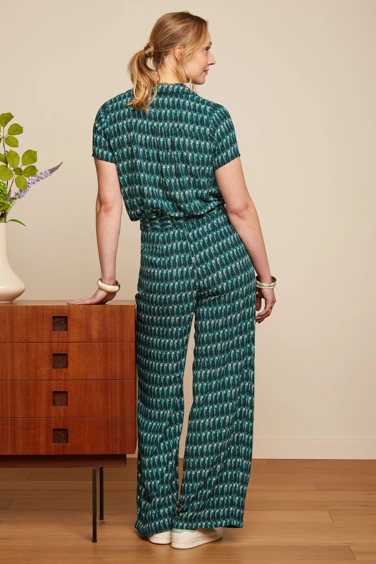 King Louie Broeken|Fintan Pants Mahi Black